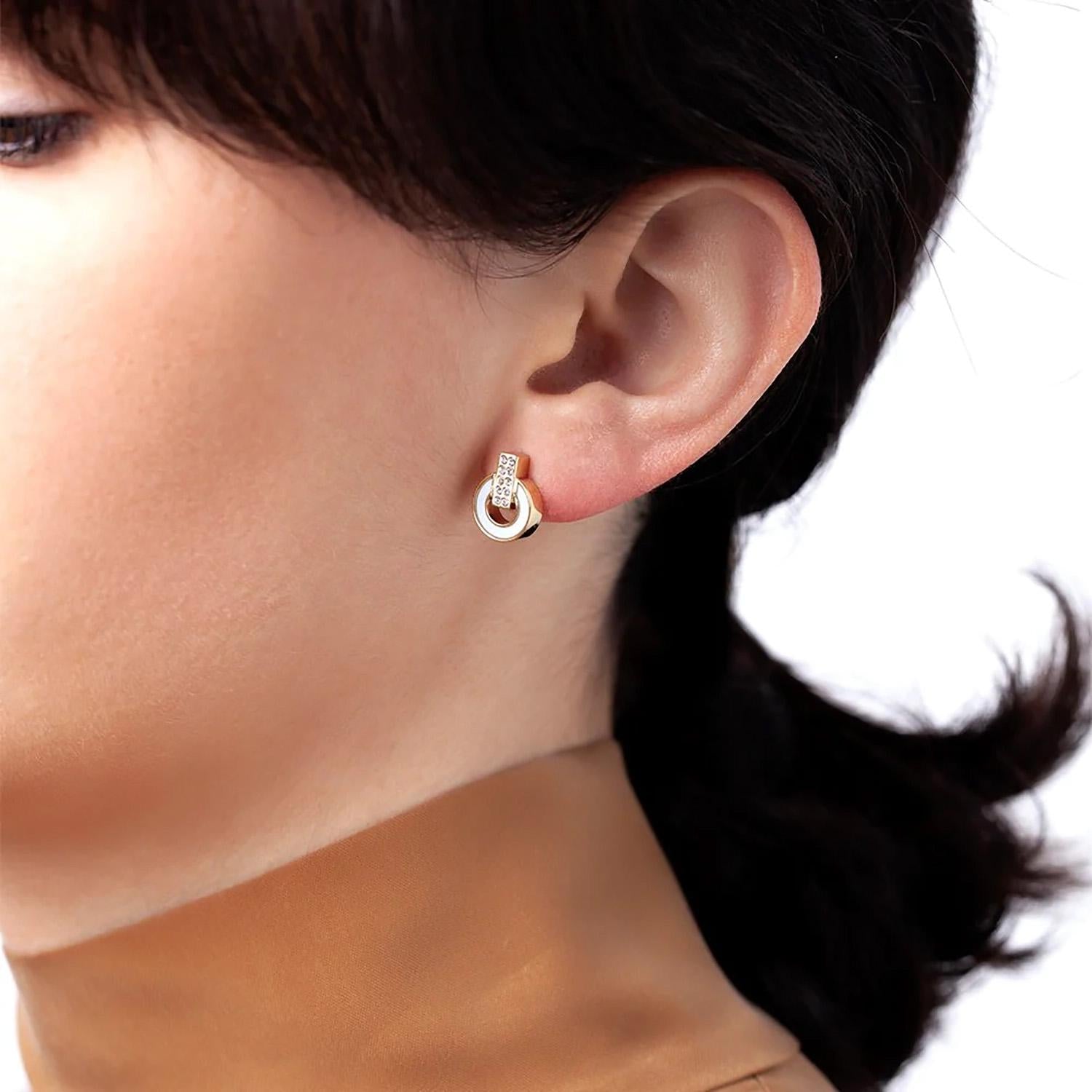 Aros Jason Hyde Blanco Mujer