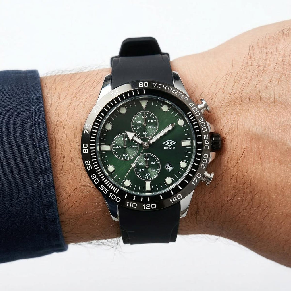 Reloj Análogo Hombre Umbro Plus Negro UMBP-1500-112