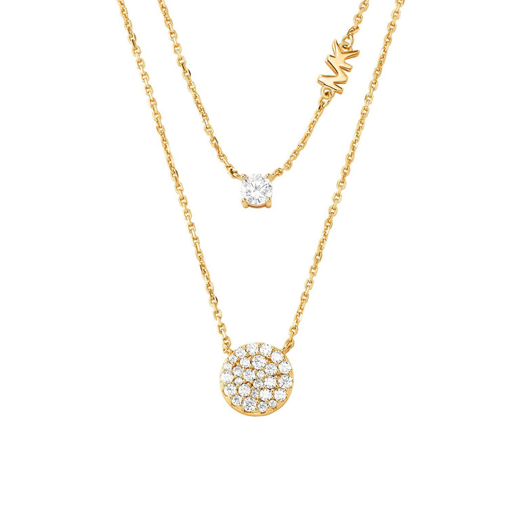 Collar Doble Michael Kors Dorado Mujer
