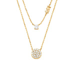 Collar Doble Michael Kors Dorado Mujer