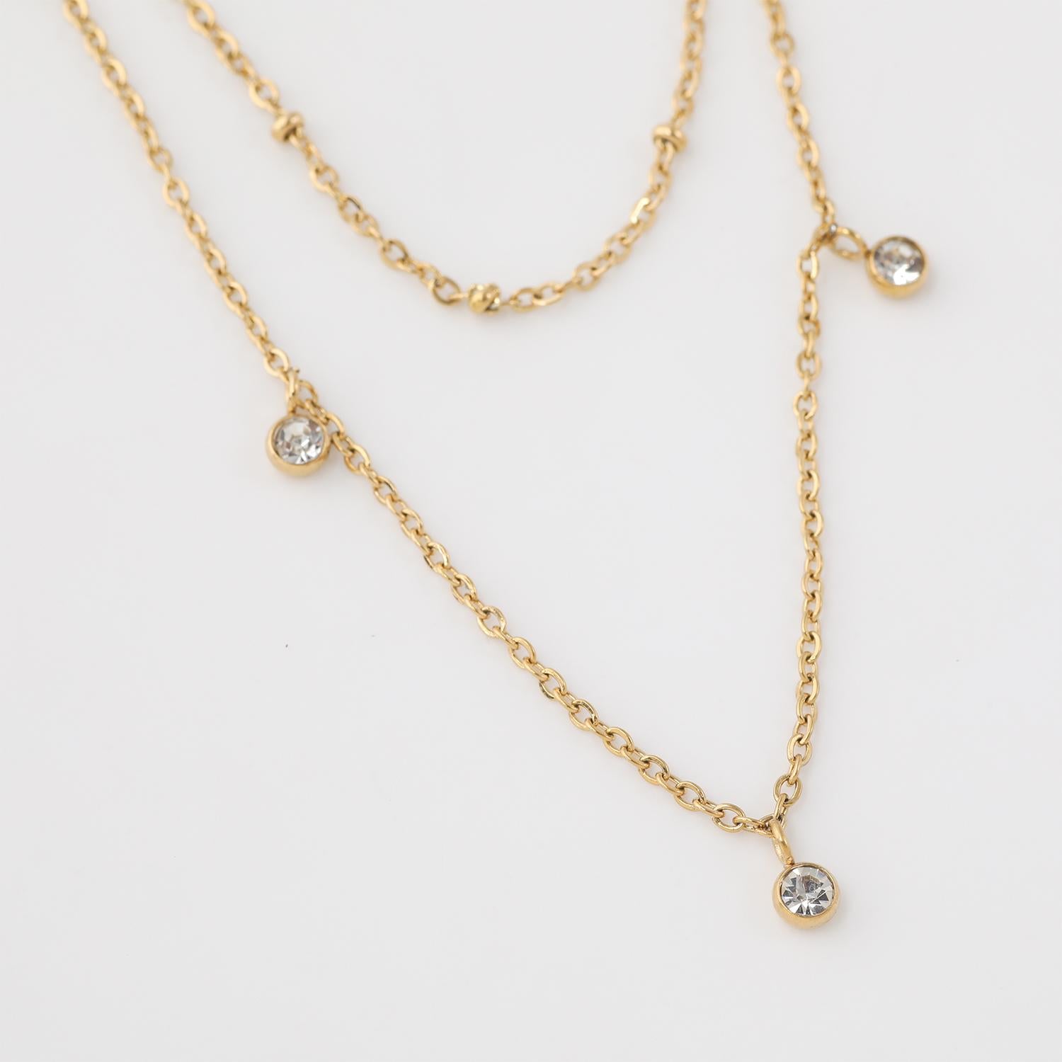 Collar 19V69 Italia Dorado STNE095