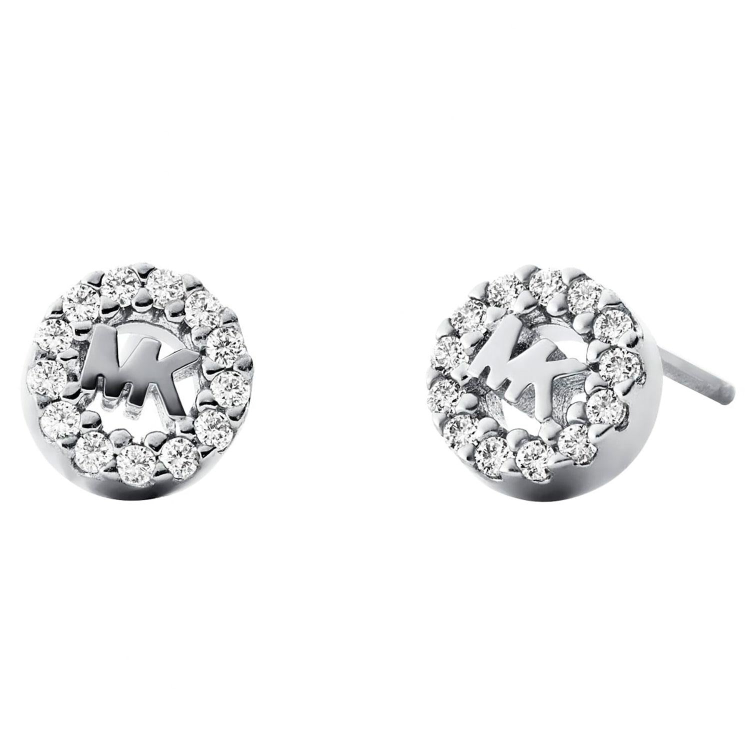 Aros Michael Kors Plateado Mujer