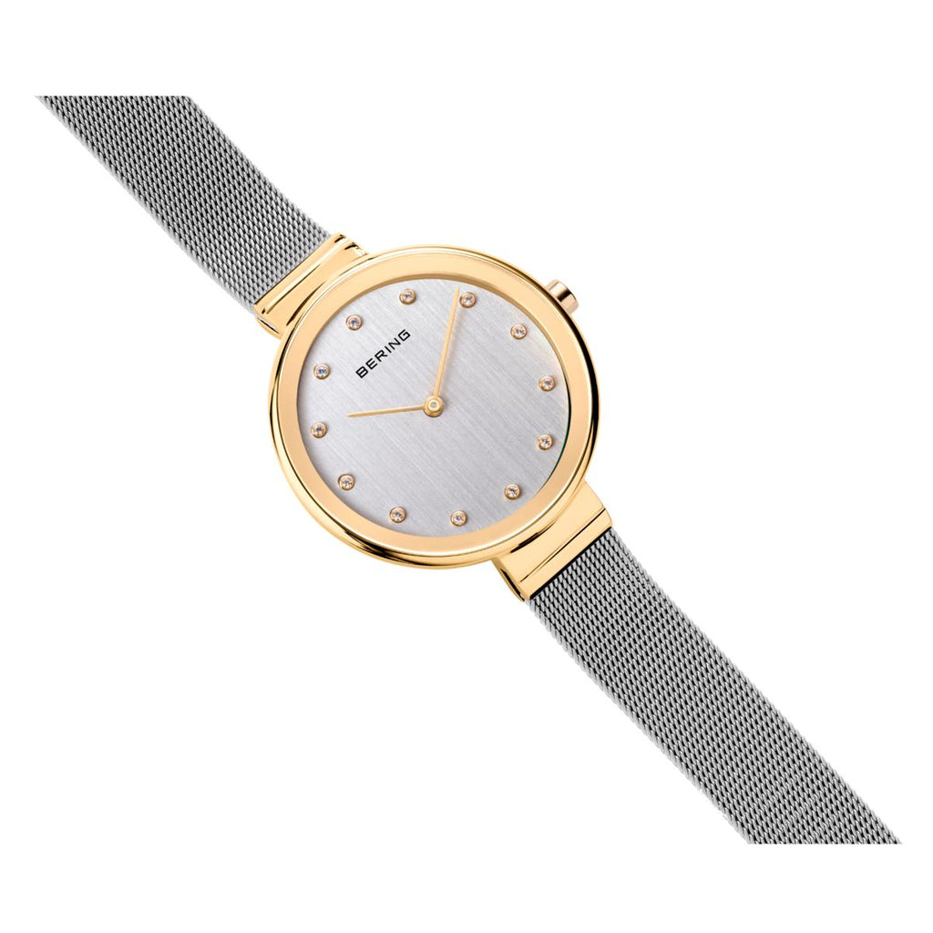 Reloj Análogo Mujer Bering Plateado 12034-010