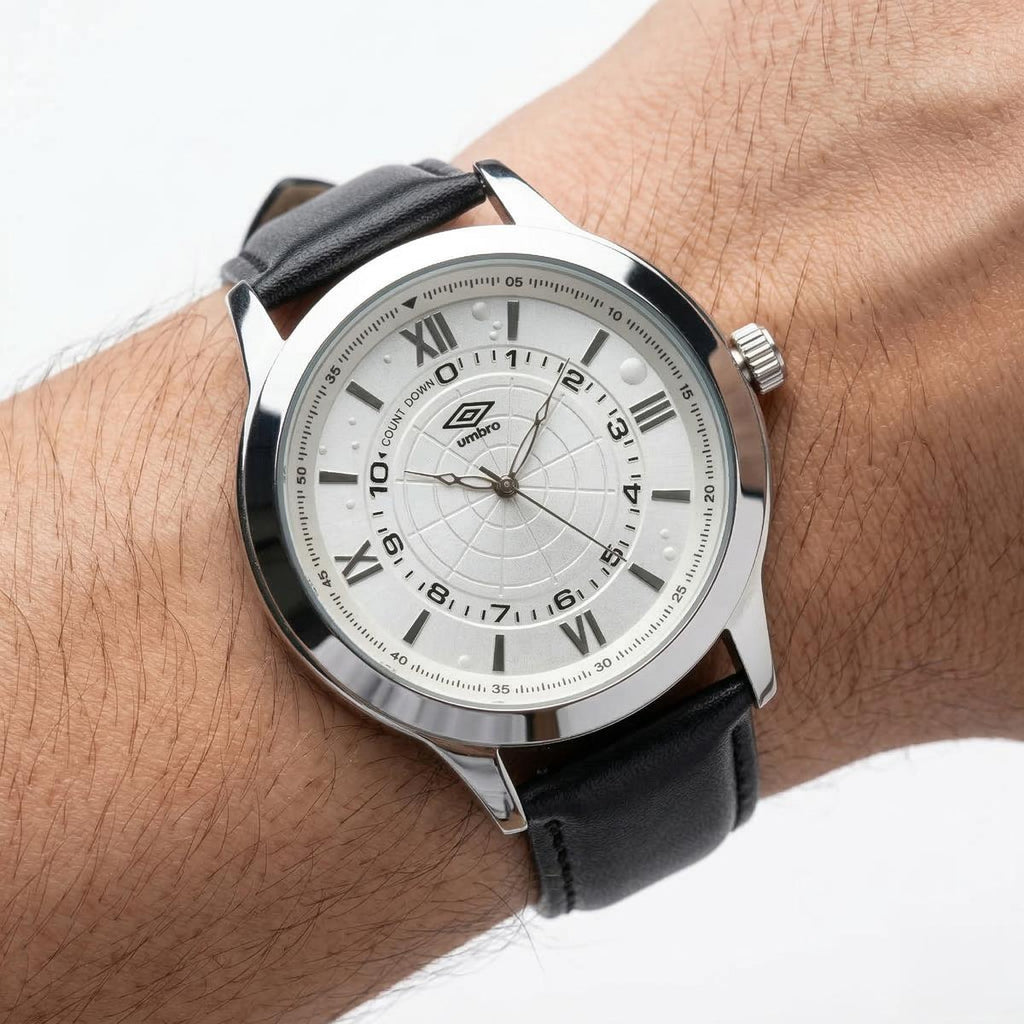 Reloj Análogo Hombre Umbro Plus Negro UMBP-1500-150