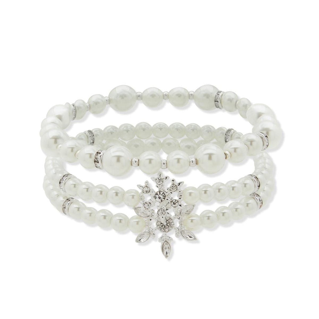Pulsera Anne Klein Plateada 01B00895