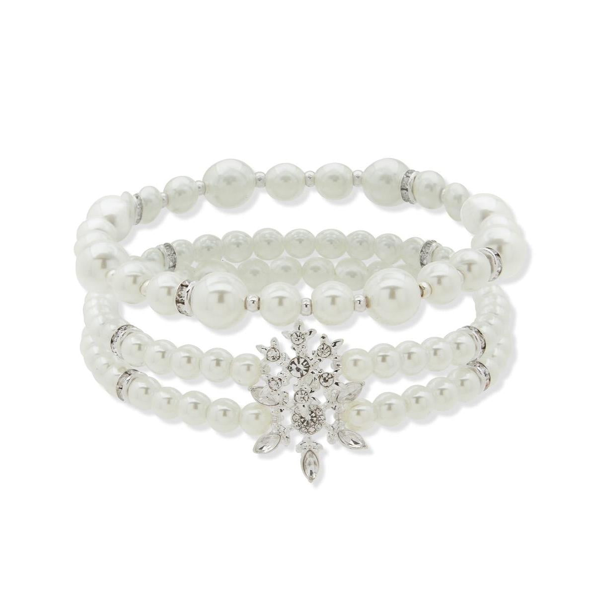 Pulsera Anne Klein Plateada 01B00895