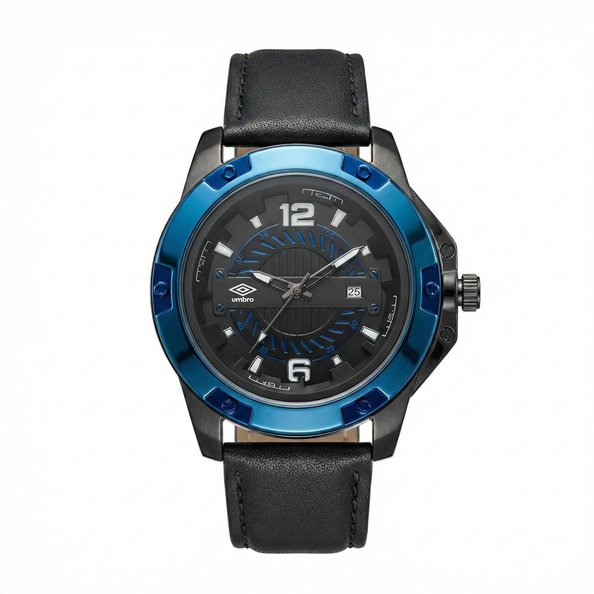 Reloj Análogo Hombre Umbro Plus Negro UMBP-1500-75
