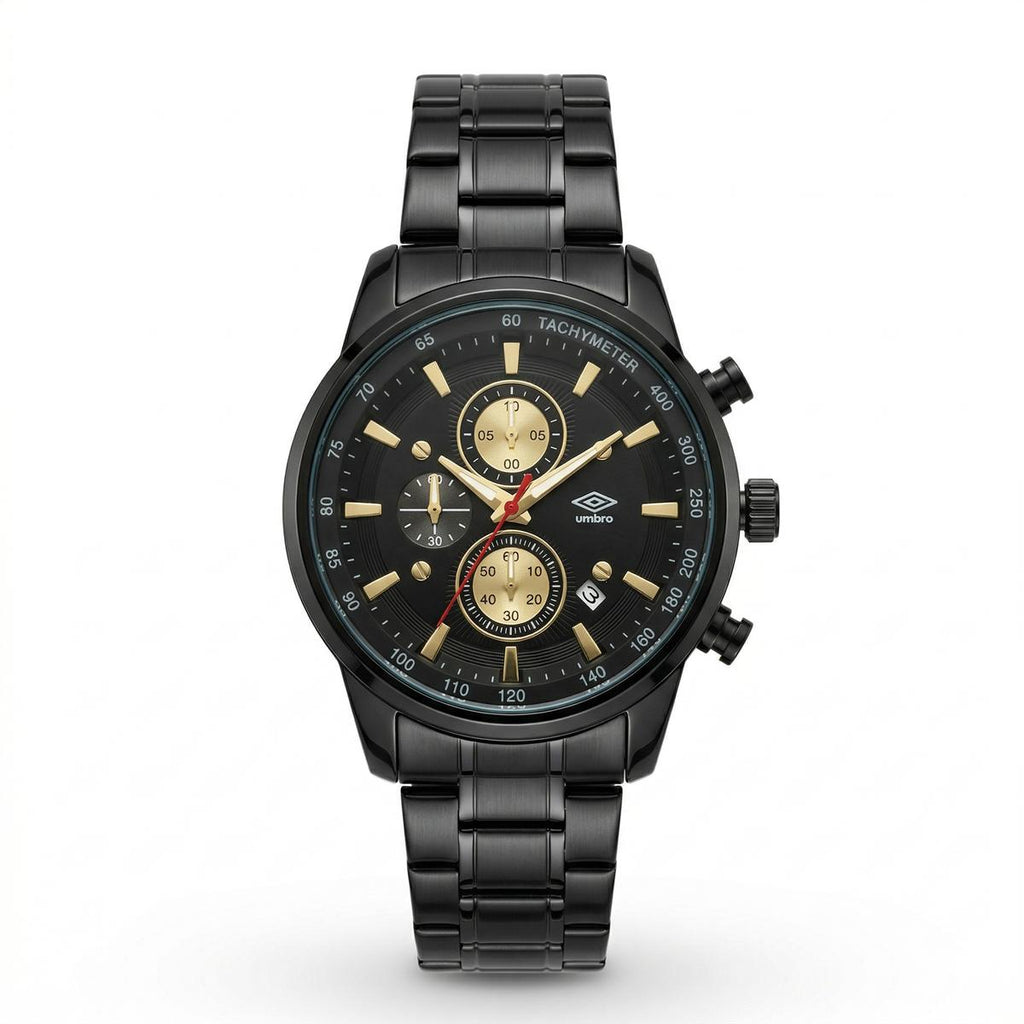 Reloj Análogo Hombre Umbro Plus Negro UMBP-1500-177