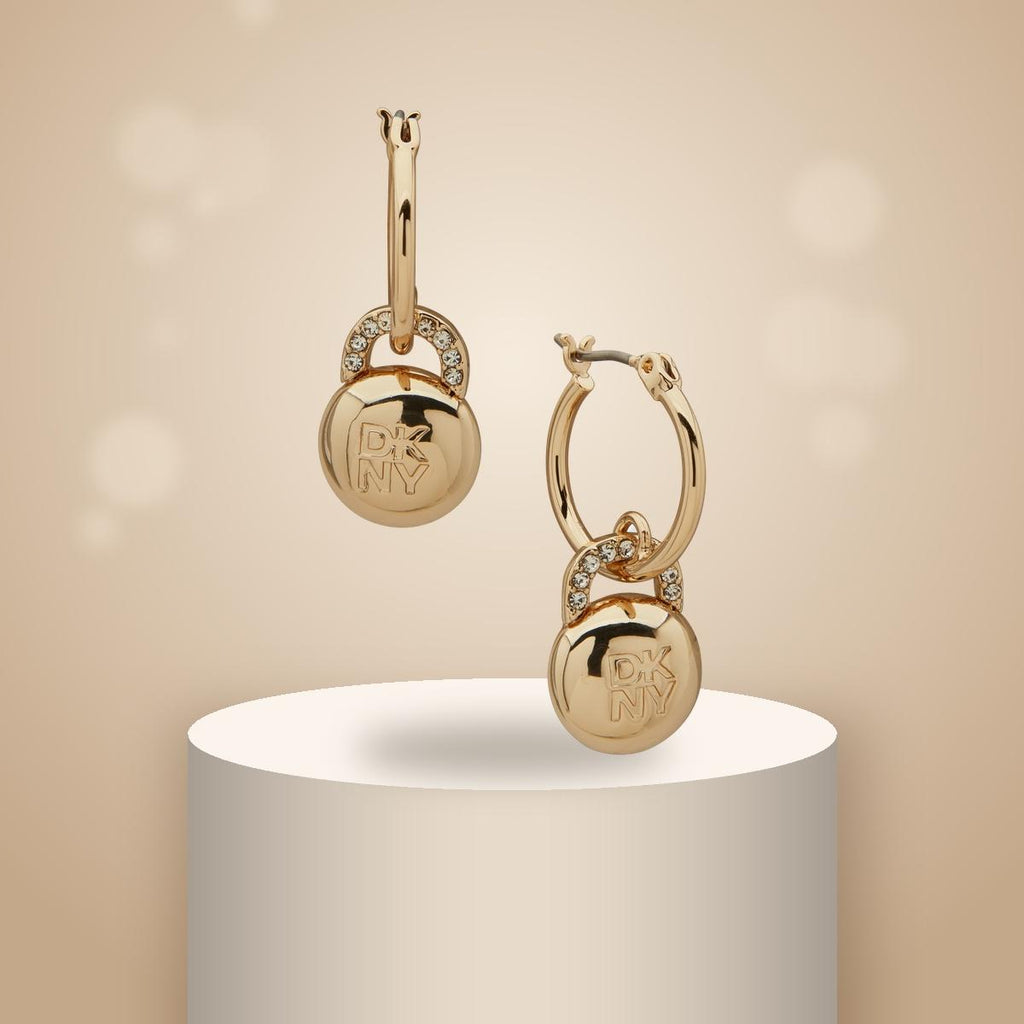 Aros Mujer Donna Karan New York Dorado 04G00948