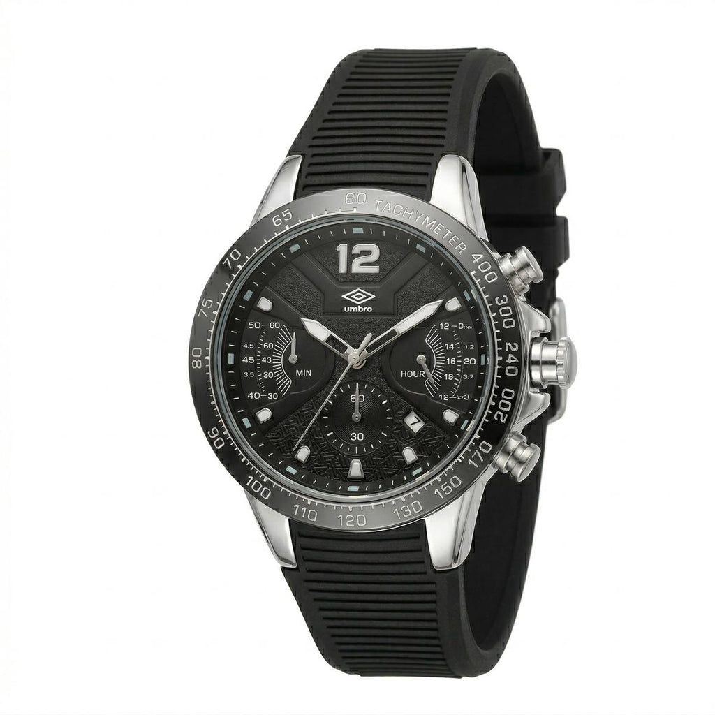 Reloj Análogo Hombre Umbro Plus Negro UMBP-1500-95