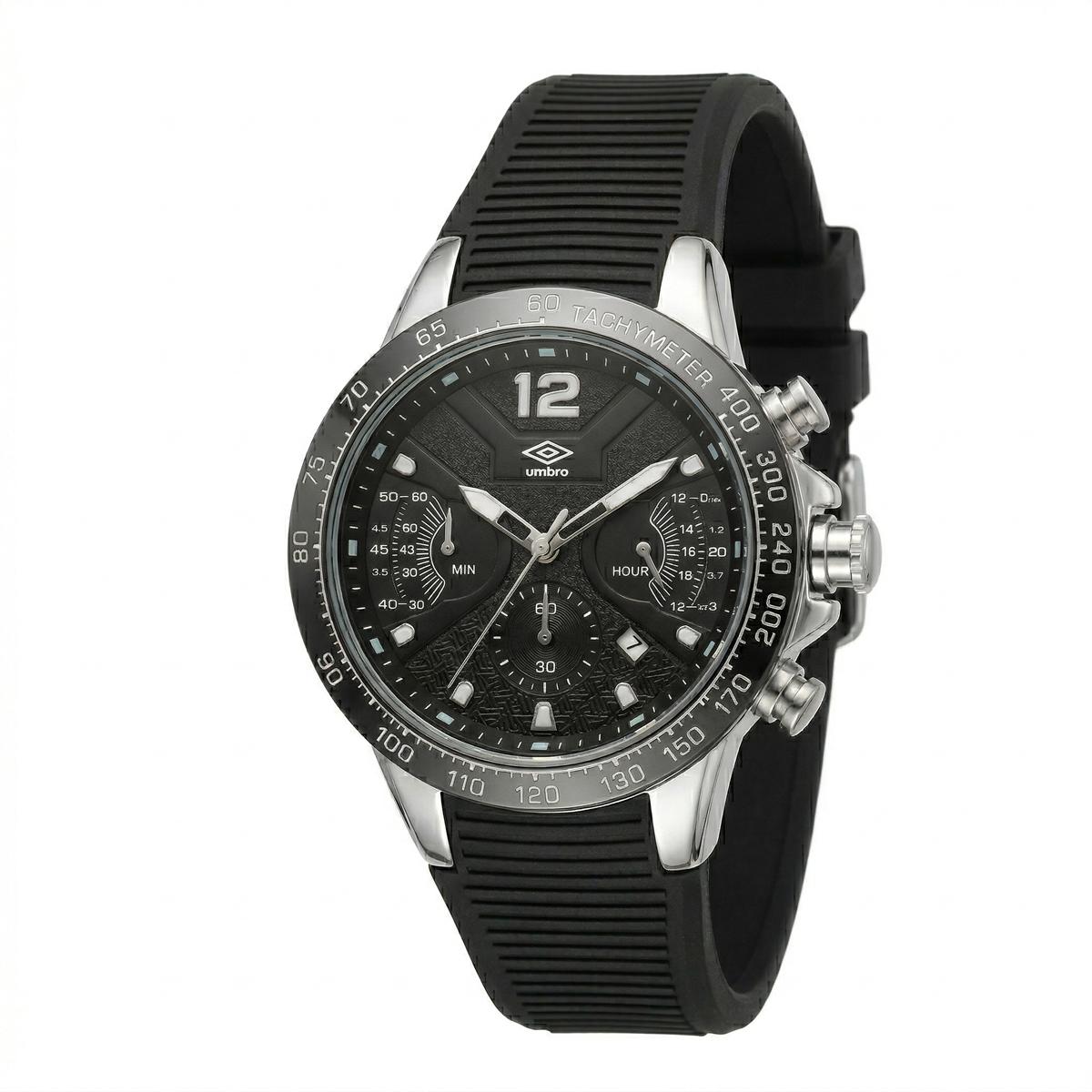 Reloj Análogo Hombre Umbro Plus Negro UMBP-1500-95