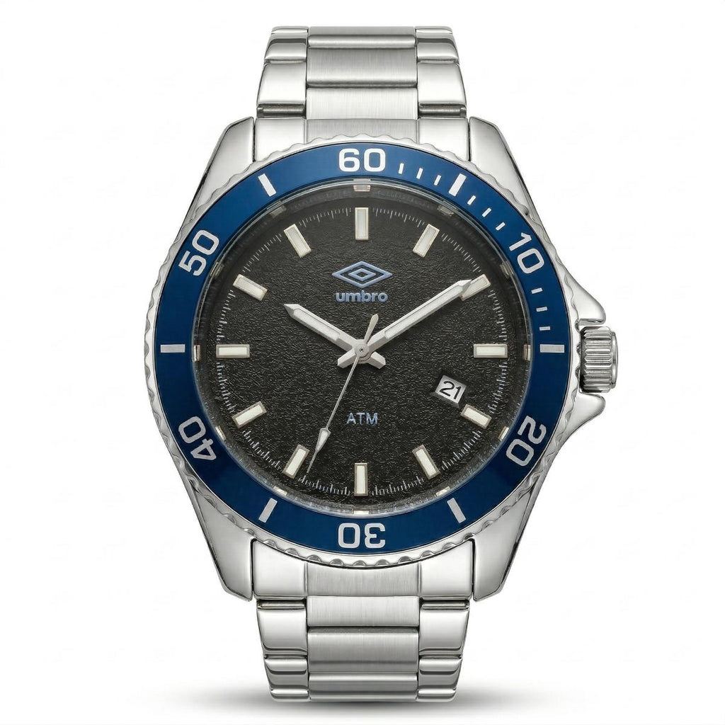 Reloj Análogo Hombre Umbro Plus Plateado UMBP-1500-141