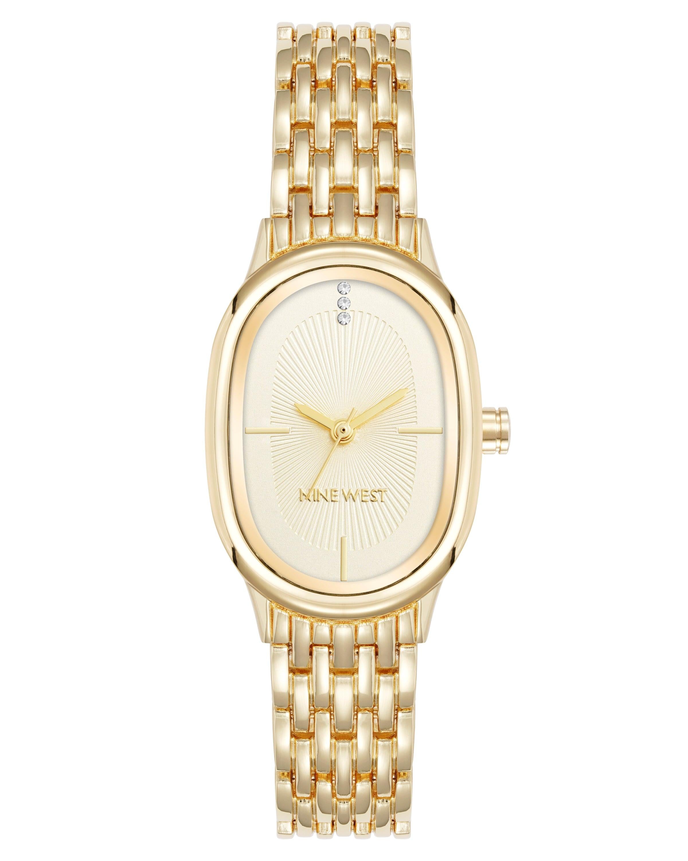 Reloj Análogo Mujer Nine West Dorado NW-3338CHGB