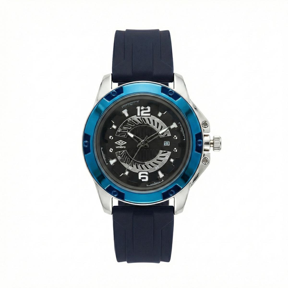 Reloj Análogo Hombre Umbro Plus Azul UMBP-1500-77
