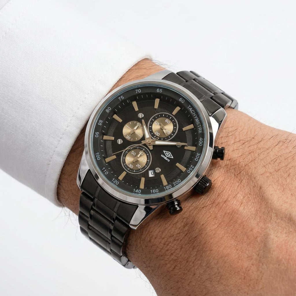 Reloj Análogo Hombre Umbro Plus Negro UMBP-1500-178