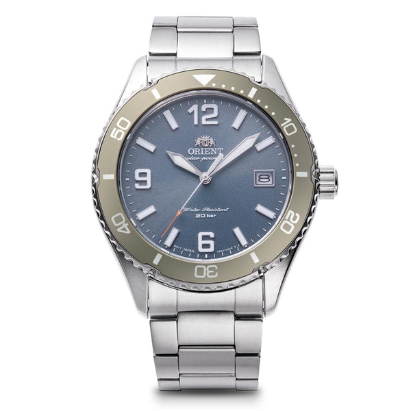 Reloj  Análogo  Hombre Orient Plateado RA-WJ0002L