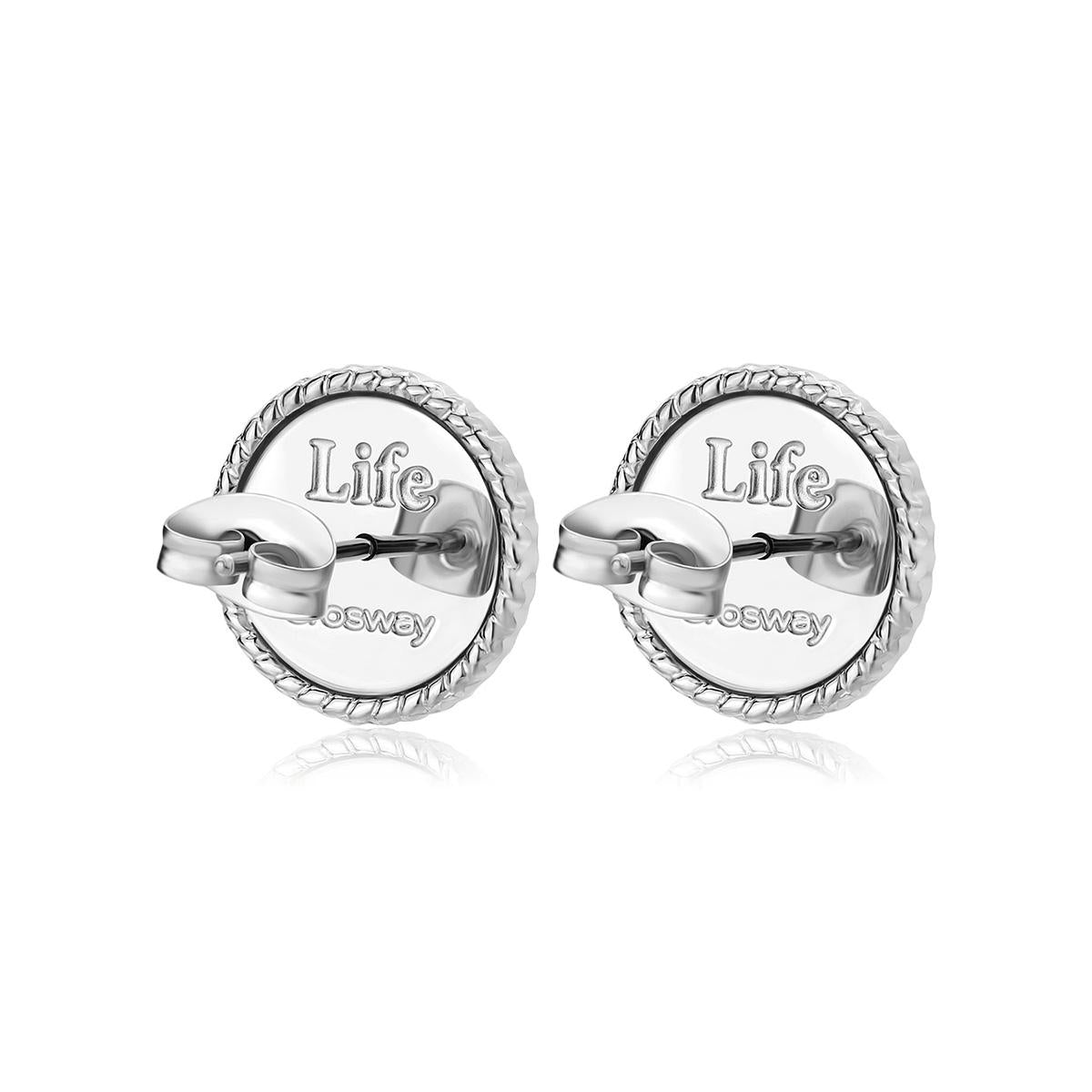 Aros Brosway Chakra Plateado BHKE144