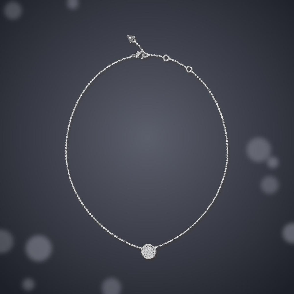 Collar Morning Grace Mujer Guess Plateado