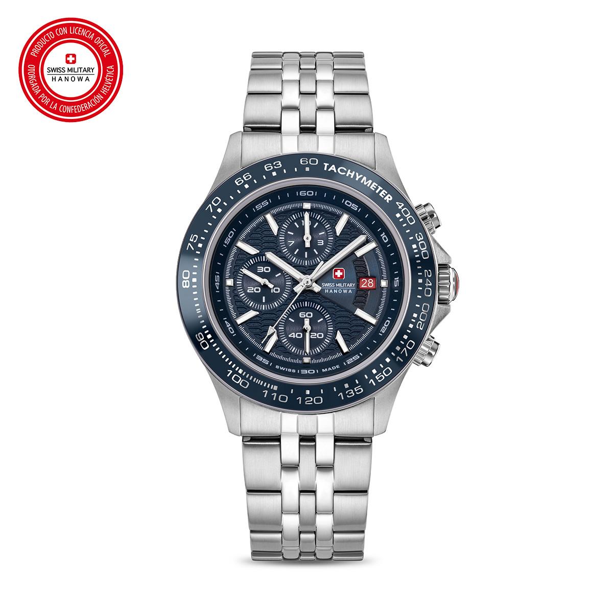 Reloj  Hombre Swiss Military Hanowa Plateado SMWGI0003403