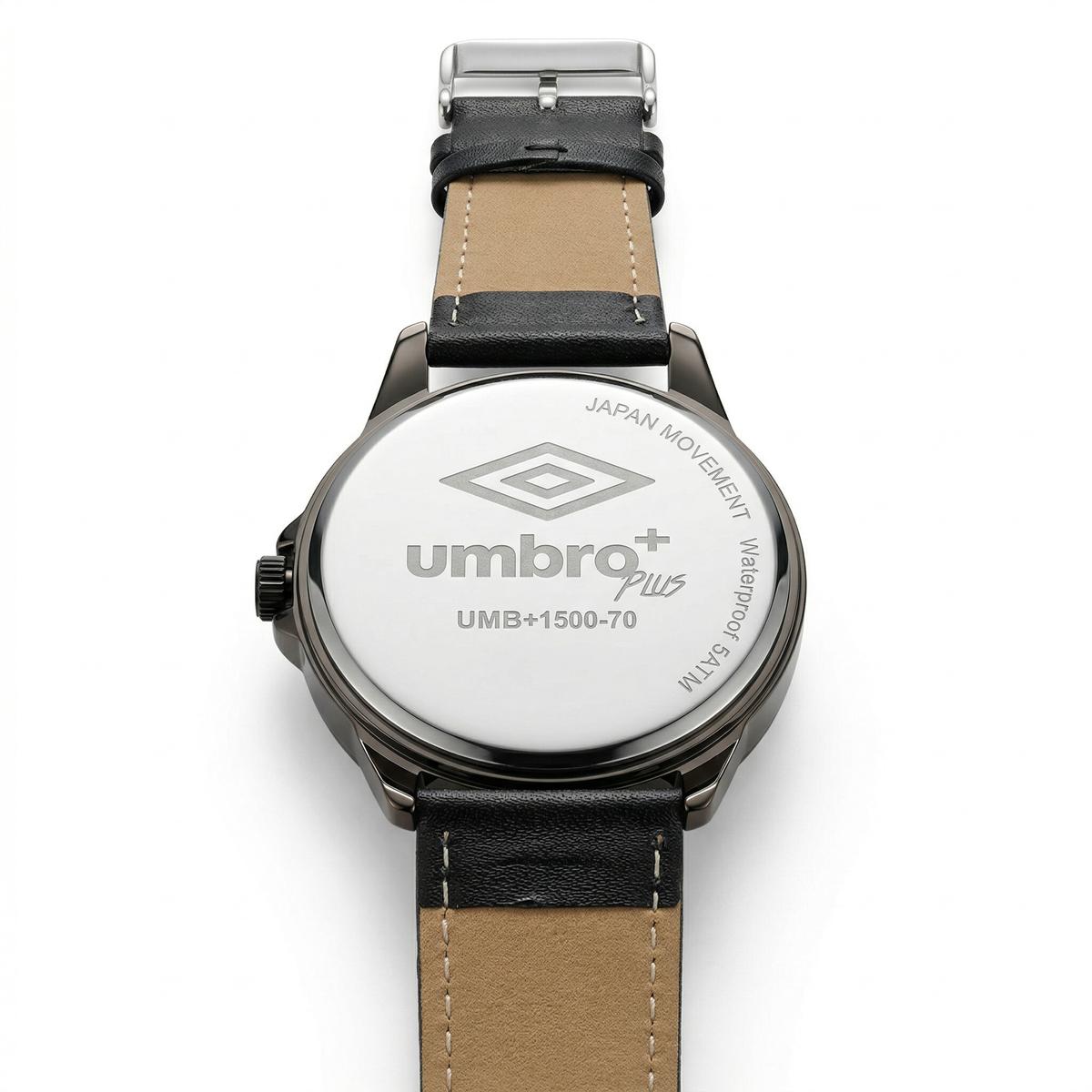 Reloj Análogo Hombre Umbro Plus Negro UMBP-1500-70