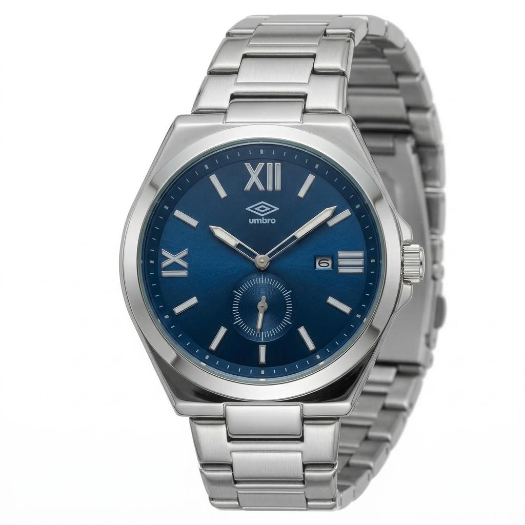 Reloj Análogo Hombre Umbro Plus Plateado UMBP-1500-211