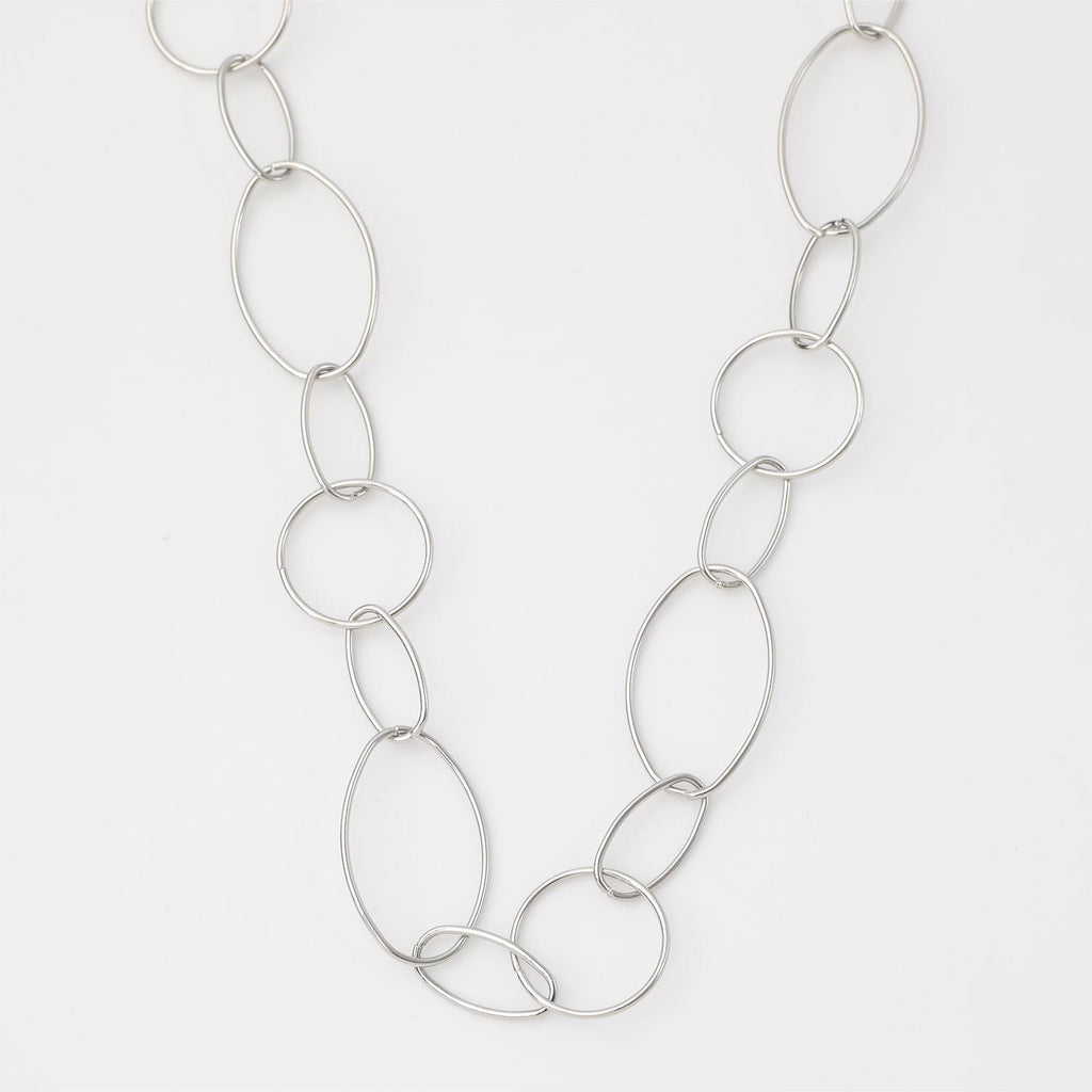 Collar 19V69 Italia Plateado Mujer STNE600