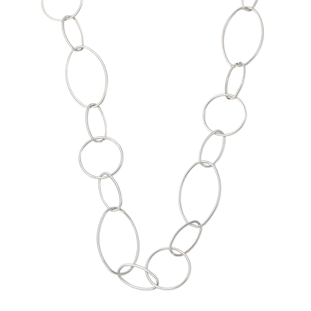 Collar 19V69 Italia Plateado Mujer STNE600
