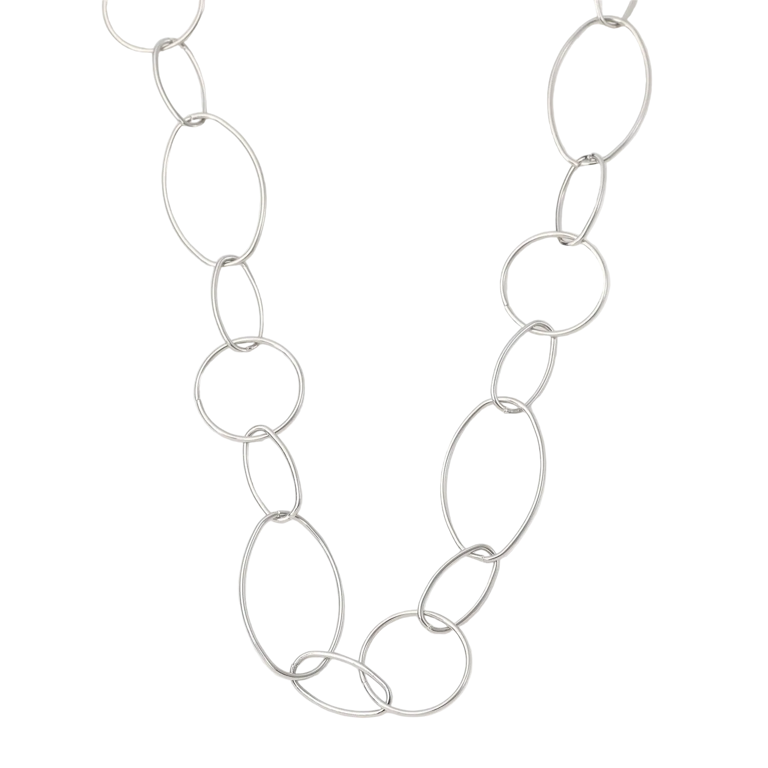 Collar 19V69 Italia Plateado Mujer STNE600