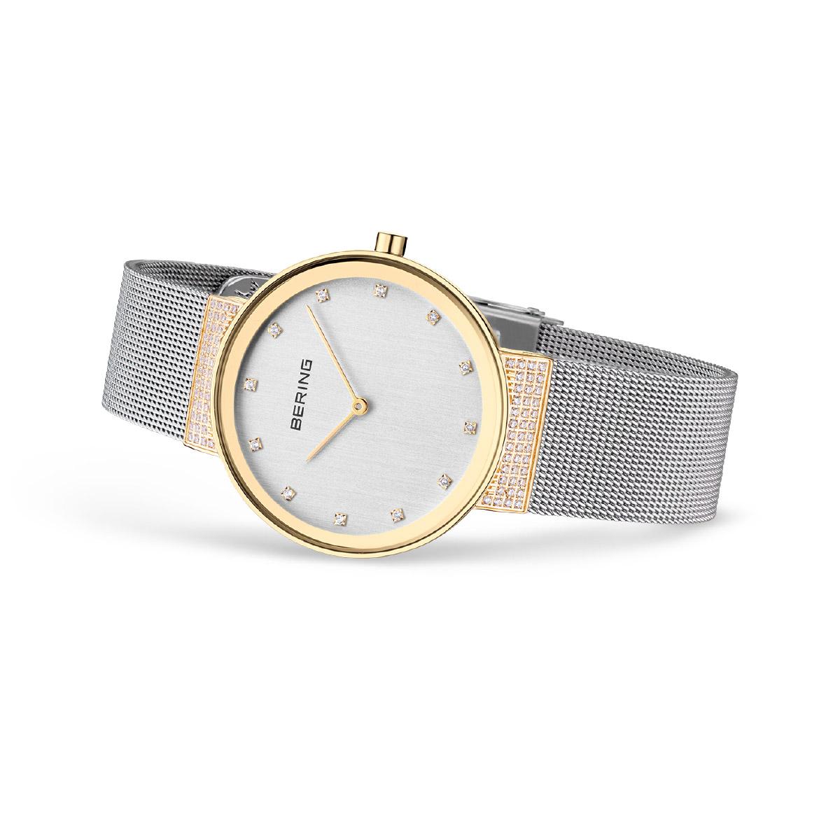 Reloj Análogo Mujer Bering Plateado 10135-0105