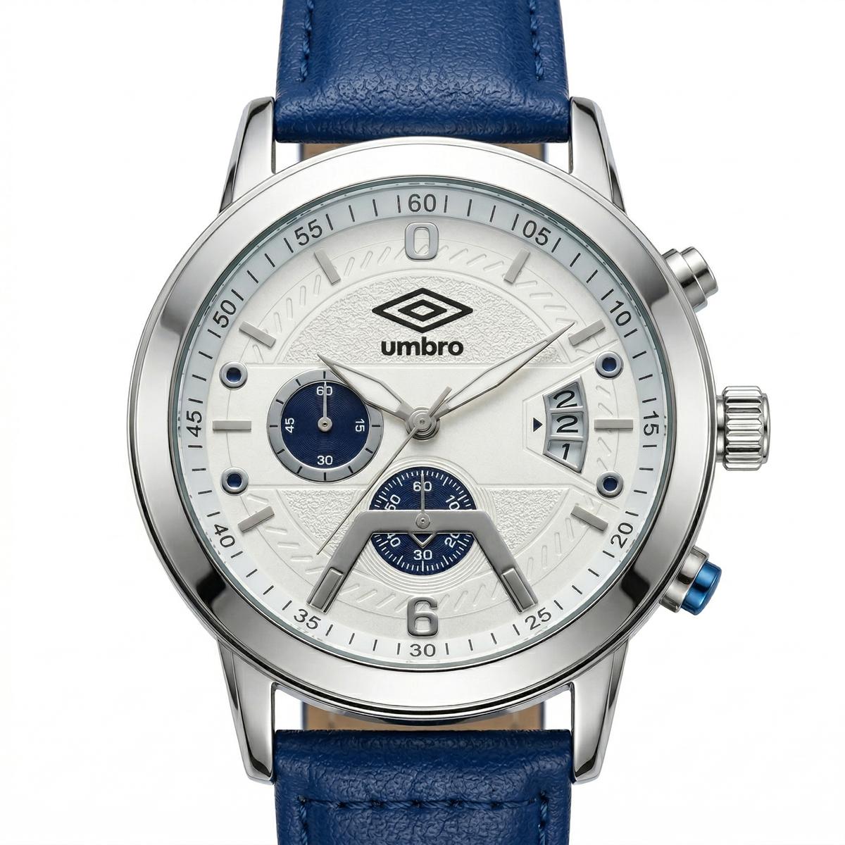 Reloj Análogo Hombre Umbro Plus Azul UMBP-1500-201