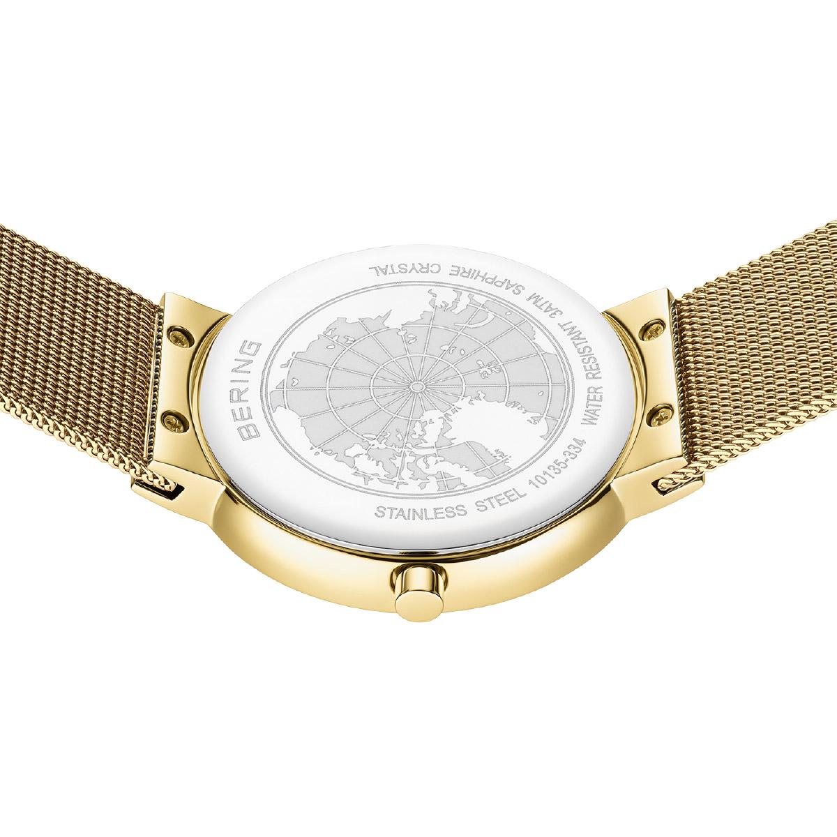 Reloj Análogo Mujer Bering Dorado 10135-334