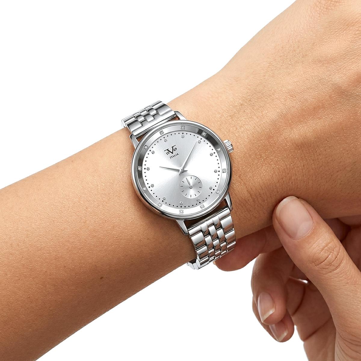 Reloj Análogo Mujer 19V69 Italia Plateado -91