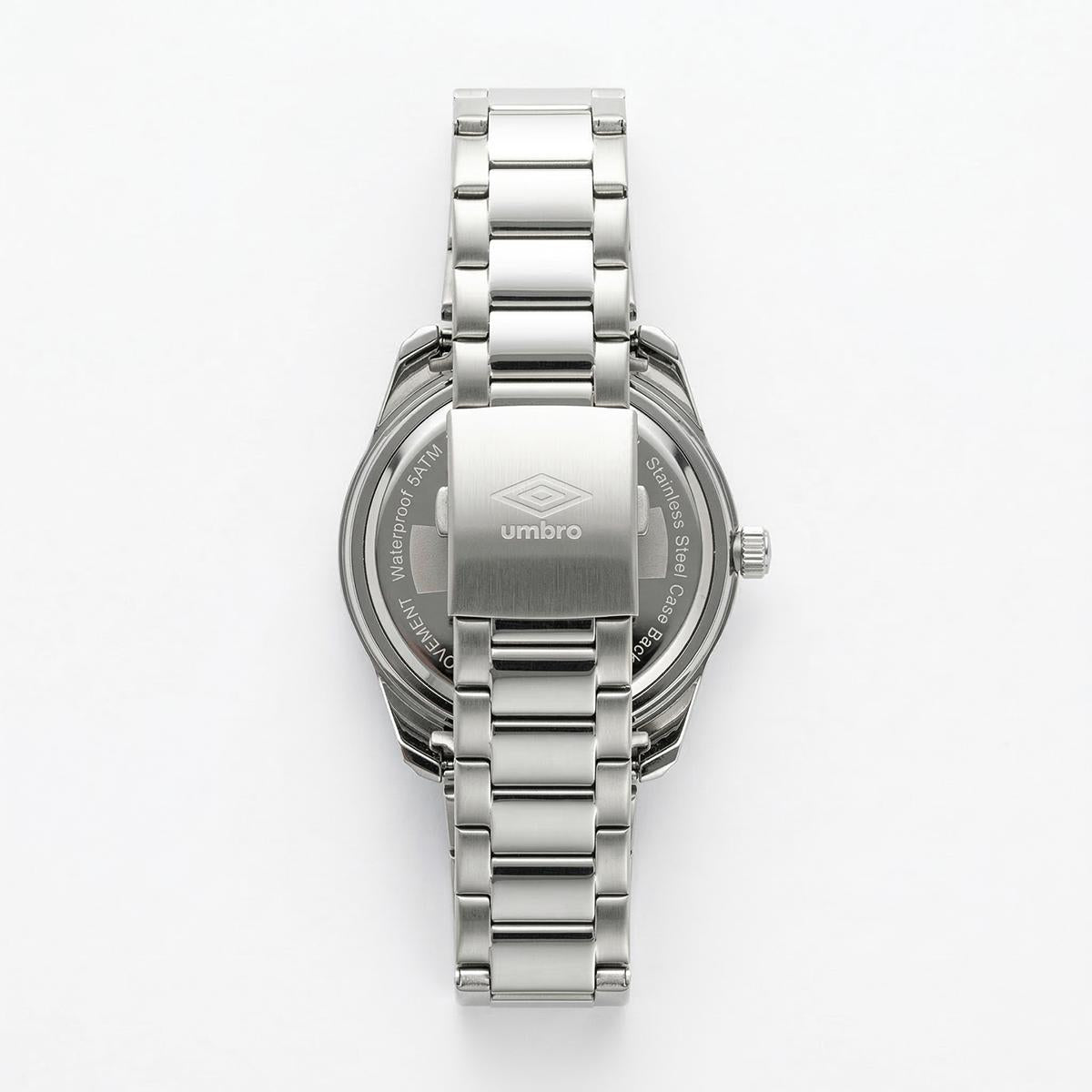 Reloj Análogo Hombre Umbro Plus Plateado UMBP-1500-153