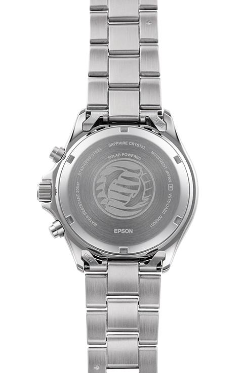 Reloj  Cronógrafo  Hombre Orient Plateado RA-TX0206L