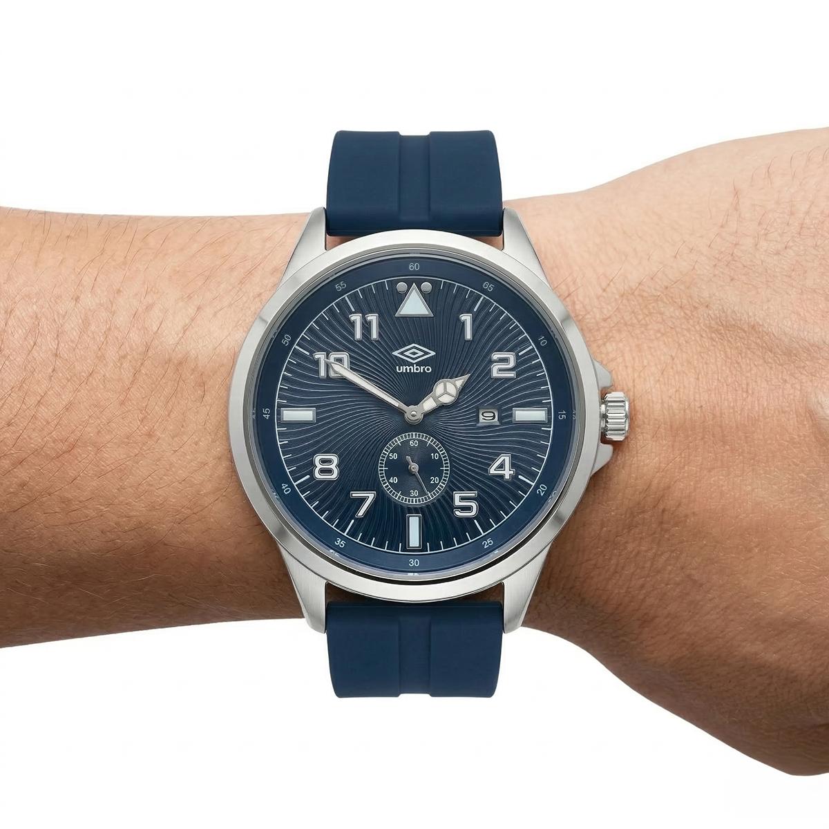 Reloj Análogo Hombre Umbro Plus Azul UMBP-1500-147