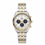 Reloj  Cronógrafo  Hombre Orient Plateado RA-TX0302S