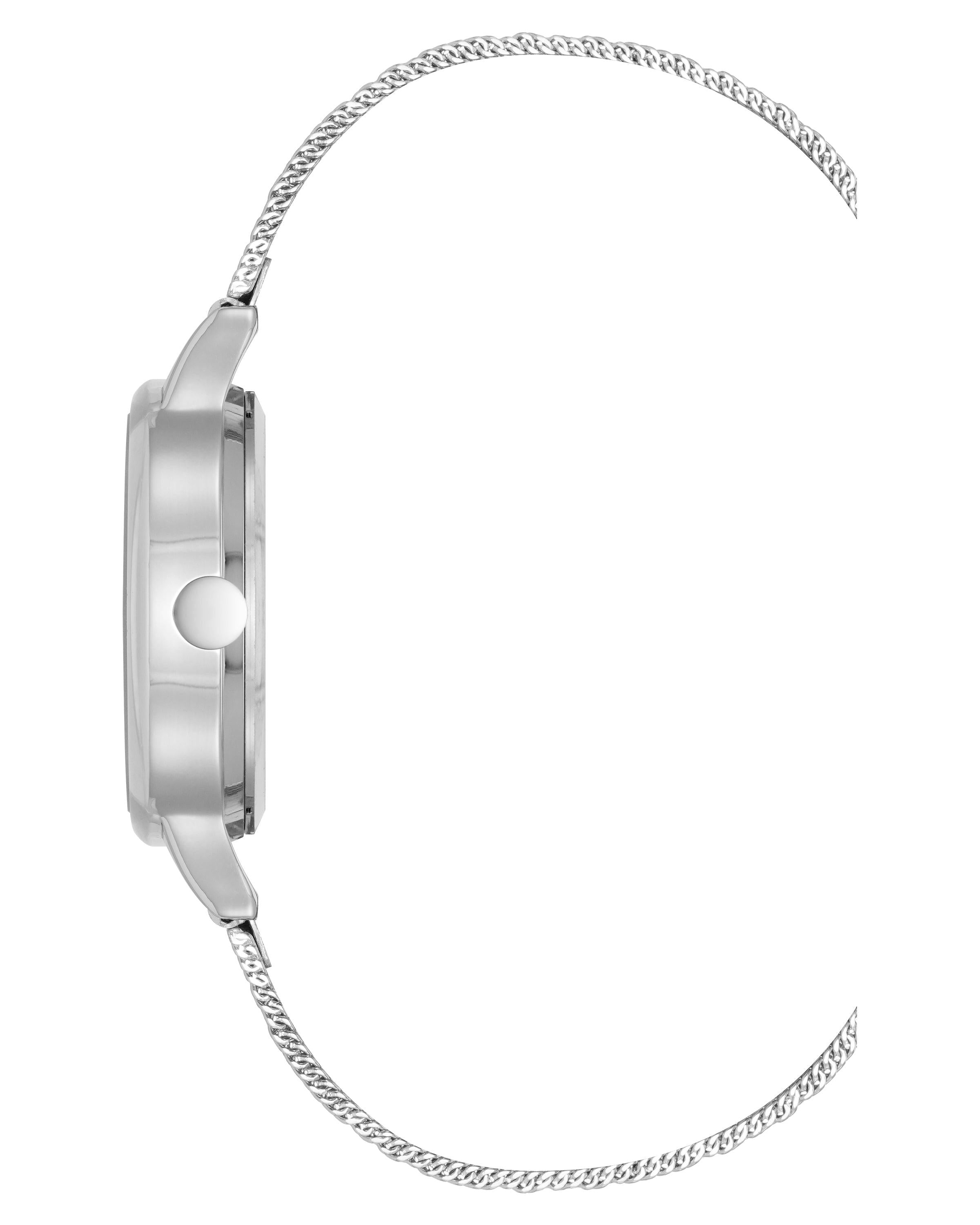 Reloj Análogo Mujer Nine West Plateado NW-3305SVSV