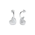 Aros Guess Plateados JUBE04032JWRHT-U