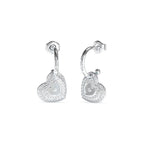 Aros Guess Plateados JUBE04032JWRHT-U