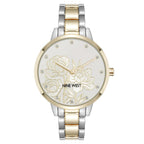 Reloj Mujer Nine West Plateado Nw/2099Fltt