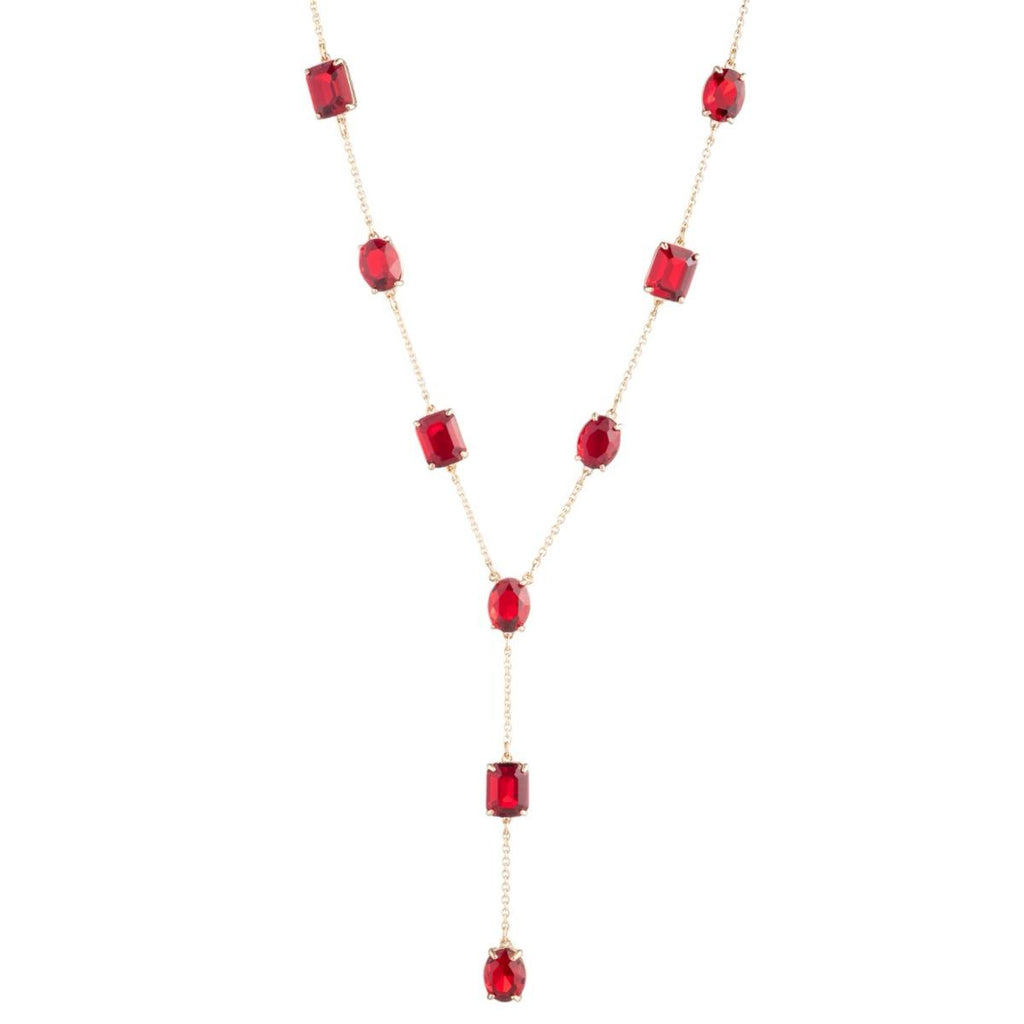 Collar Lauren Ralph Lauren Dorado Rojo 14N00544